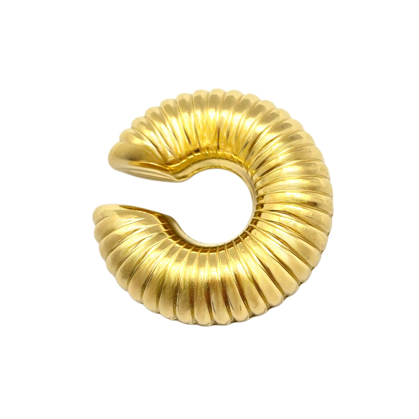 Orecchino Cuff Zigrinato