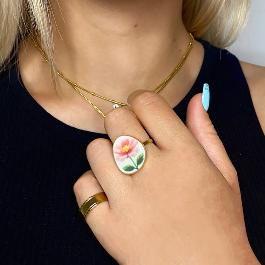 Anello Rosa Aura