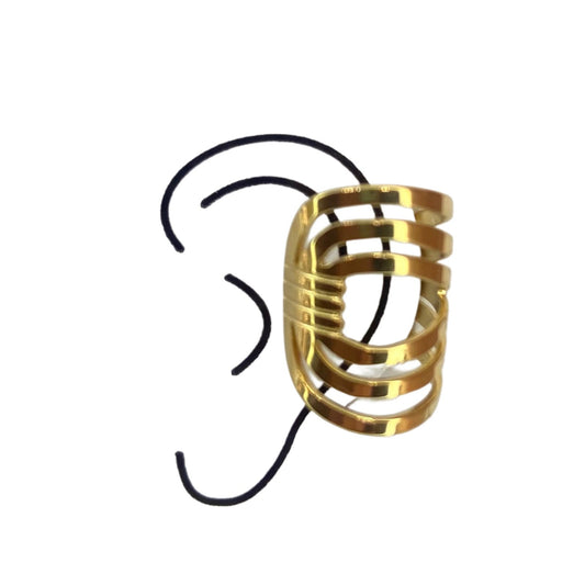 Orecchino Cuff rigato