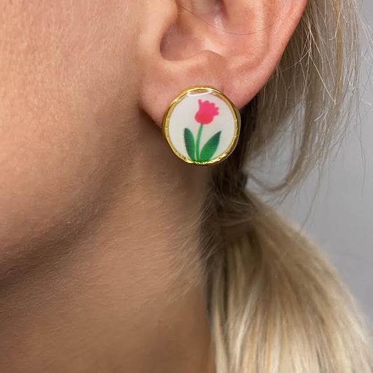 Orecchini tulipano