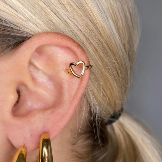 Orecchino Cuff Little Heart